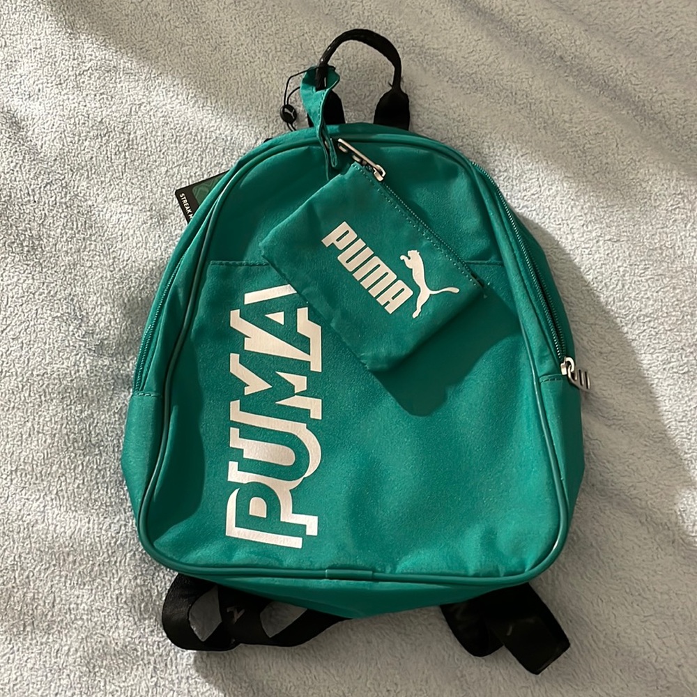 Brand New with tags steak Puma mini green backpack 2.0